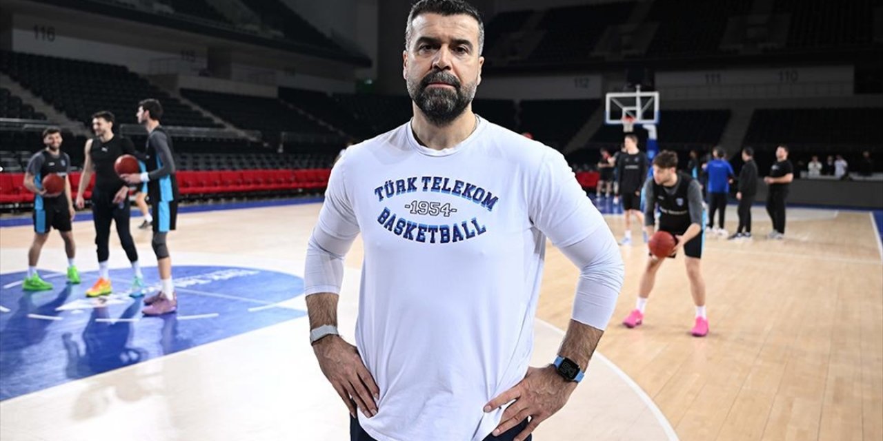 Türk Telekom Başantrenörü Erdem Can'ın Odağı Bkt Avrupa Kupası Çeyrek Finali