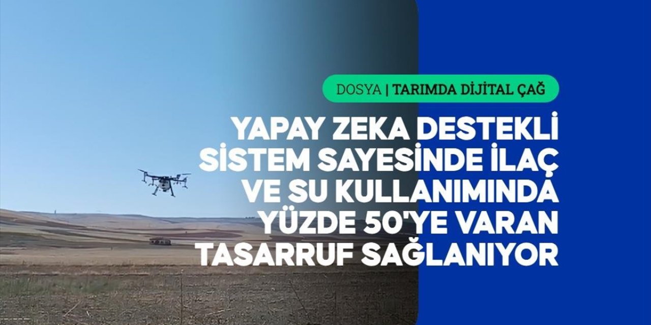 Dron ve Tarım Robotunu Senkronize Eden Yerli Sistem Çiftçiye Maliyet Avantajı Sağlıyor