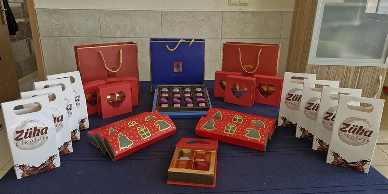 Hatay'da Meslek Liselilerin Ürettiği Çikolatalar Bayramda Ağızları Tatlandıracak