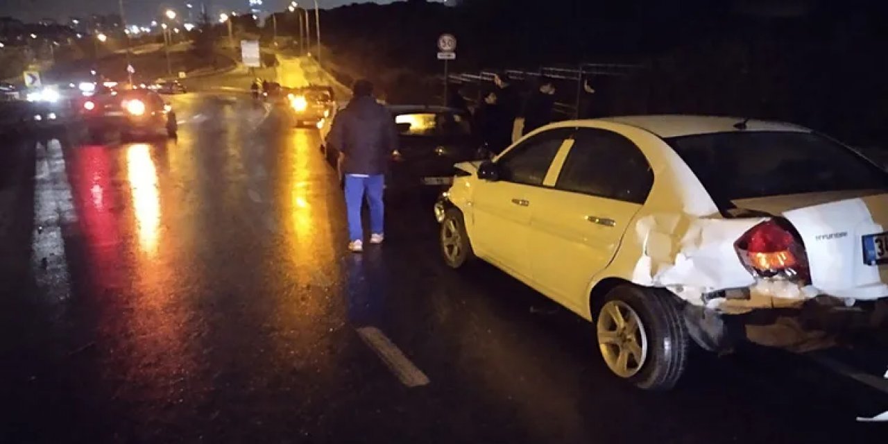 Maltepe’de 4 Araçlı Zincirleme Kaza: 1 Yaralı