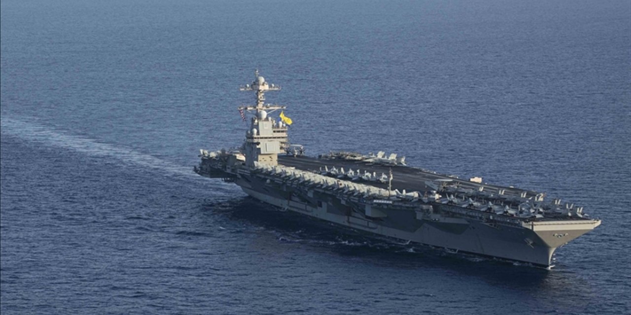 CNN: Uss Gerald R. Ford Uçak Gemisi, Girit Adası'ndaki Suda Deniz Üssü'ne Doğru Yola Çıktı