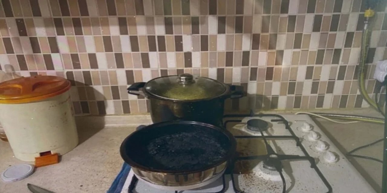 Manisa'da Ocakta Unuttuğu Yemek Yüzünden Öldü