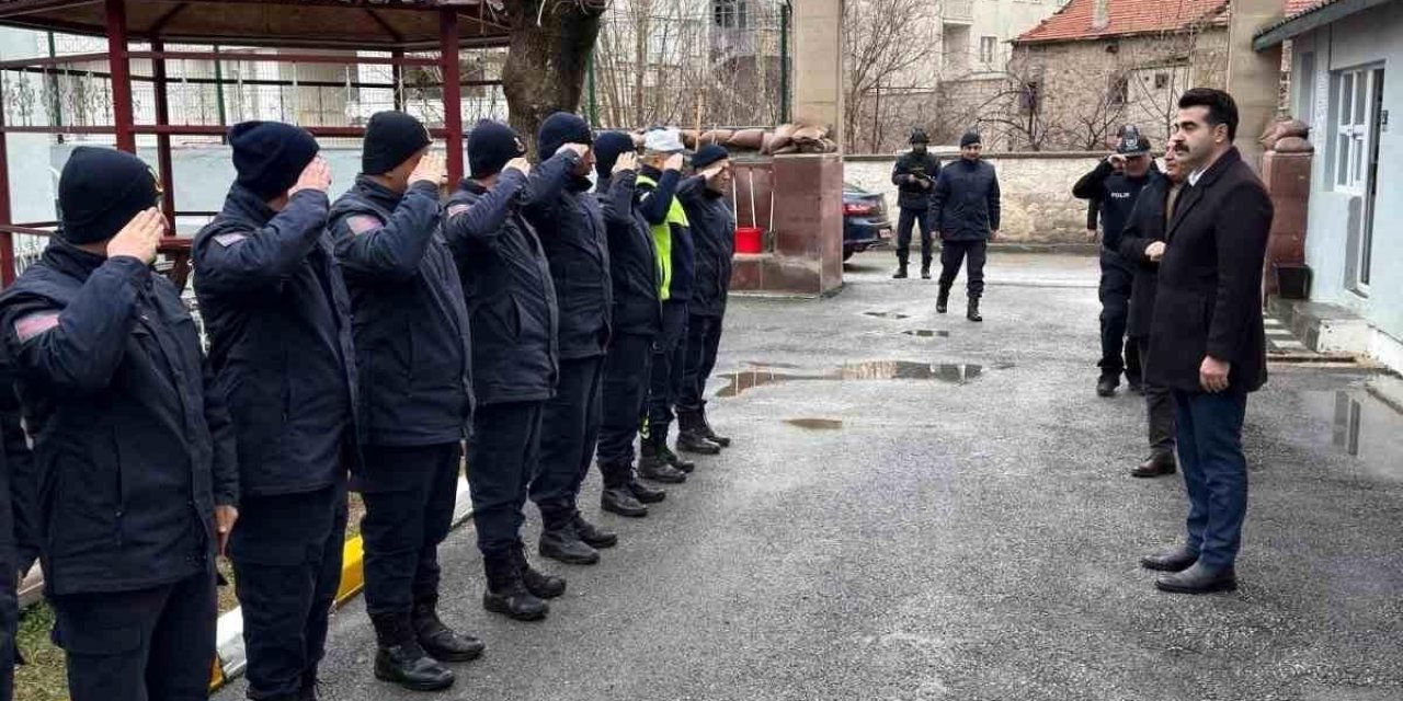 Tomarza'da Güvenlik Güçleriyle Bayramlaşma Ziyareti