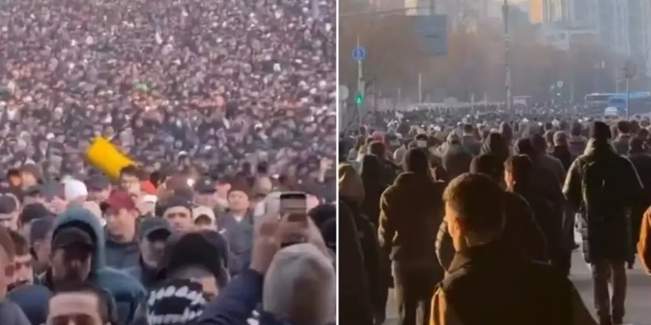 Rusya'da Binlerce Müslüman Bayram Sabahı Camilere Akın Etti