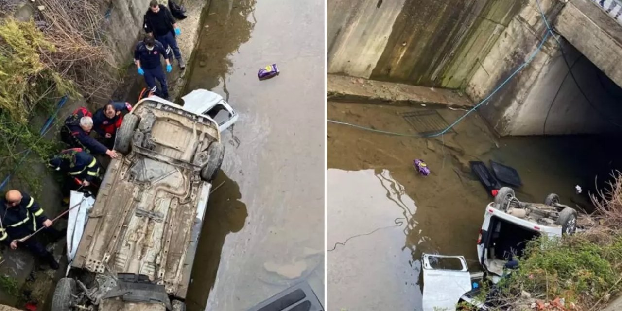 Giresun'da Otomobil Dere Yatağına Uçtu! 3 Kişi Öldü, 2 Kişi Ağır Yaralandı