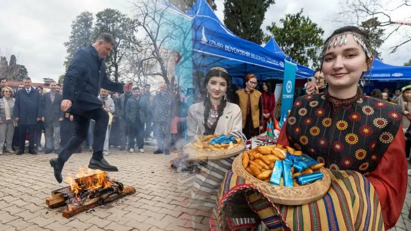 İzmir'de "21 Mart Bahar Bayramı" Kutlandı: Demirler Dövüldü, Buğday Çimlendi, Yumurtalar Tokuşturuldu