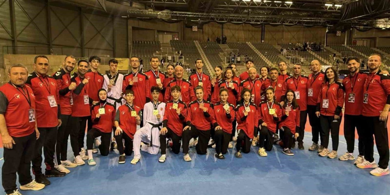 Milli Taekwondoculardan Belçika’da 30 Madalya Birden
