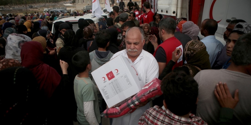 Tel Abyad Halkından Türkiye'ye Teşekkür