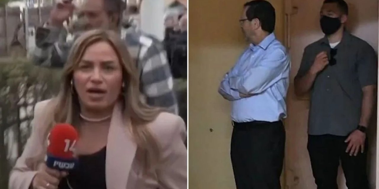 İsrail Cumhurbaşkanı Herzog Ecel Terleri Döktü! Basın Açıklaması Sırasında Füze Düştü