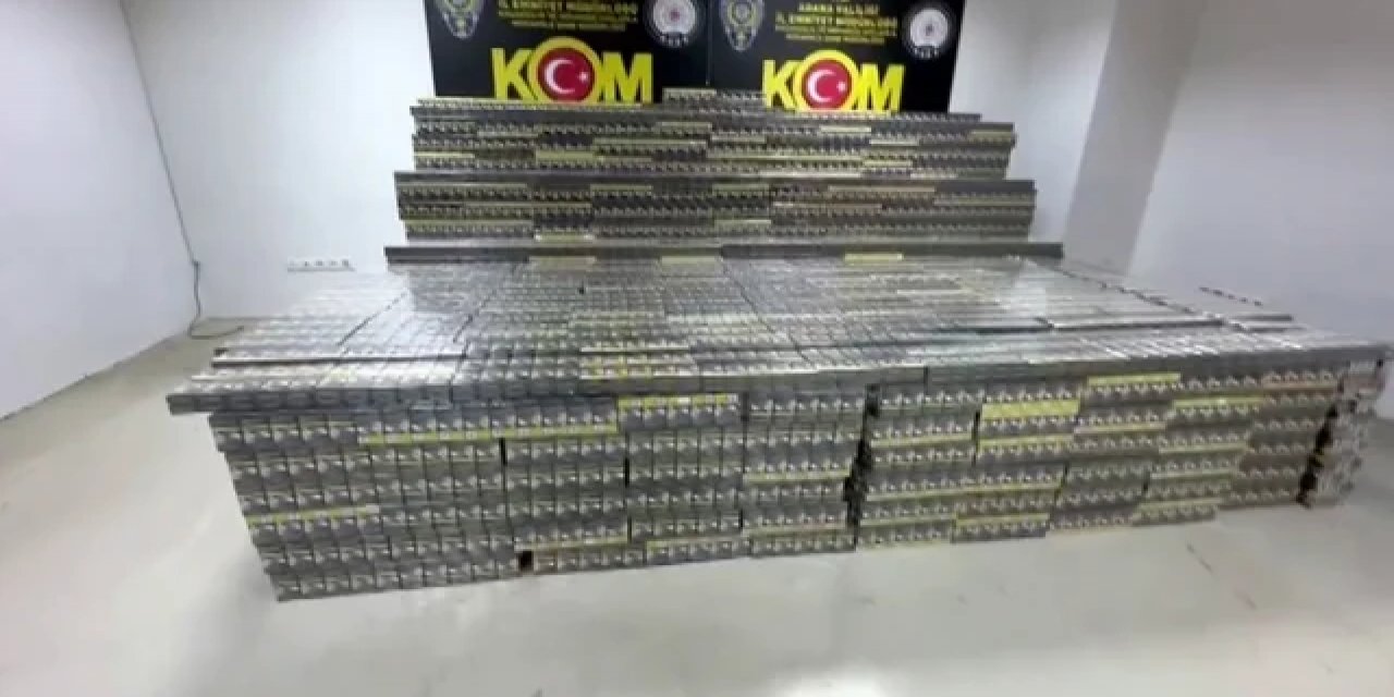 50 Bin Paket Sigarayla Yakalandı! Emniyet'teki İfadesi Pes Dedirtti
