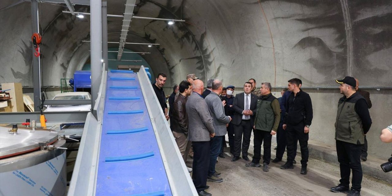 Artvin Valisi Ergün, Mantar Üretim Tesisinde İncelemelerde Bulundu