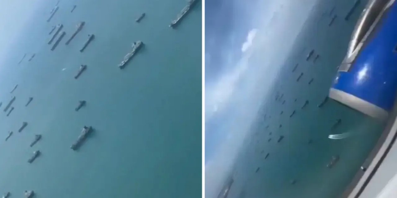 Hürmüz Boğazı'nda Gemiler Sıra Sıra Bekliyor