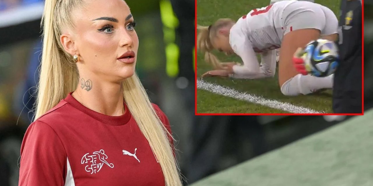 Ünlü Kadın Futbolcu Alisha Lehmann Bu Kez Korkuttu