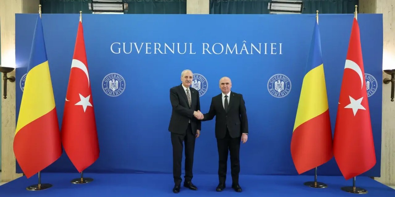 TBMM Başkanı Numan Kurtulmuş, Romanya'da Başbakan Ilie Bolojan İle Görüştü