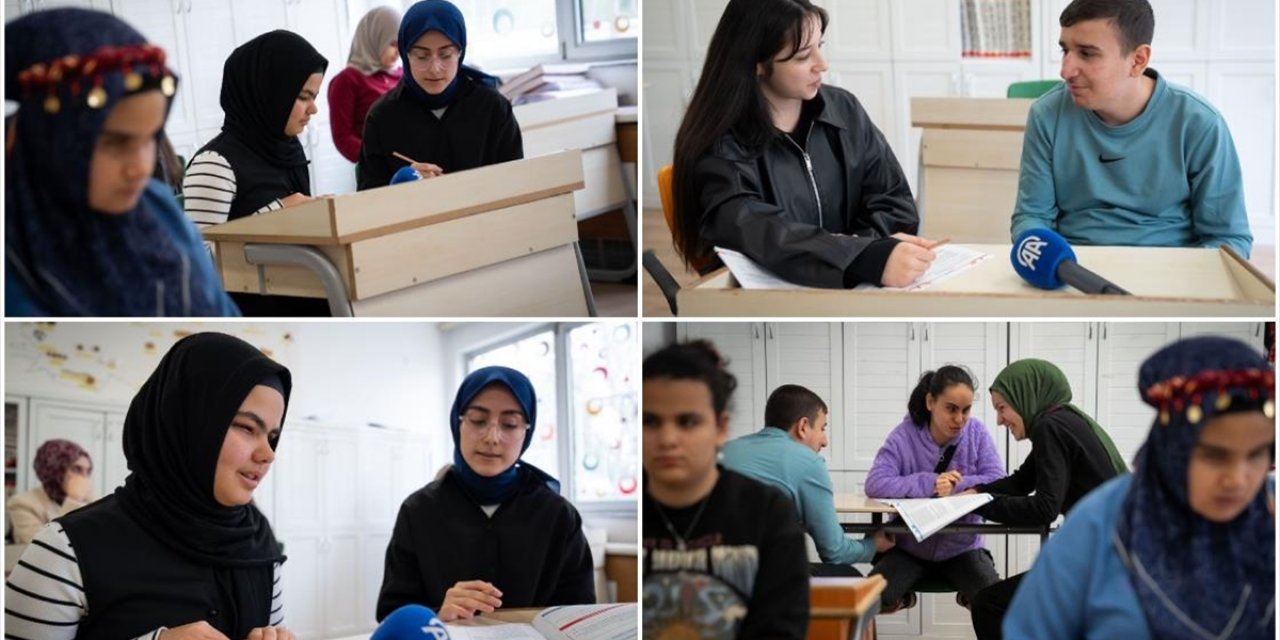 Görme Engelli Lise Öğrencileri, Akranlarının Sesiyle Sınavlara Hazırlanıyor