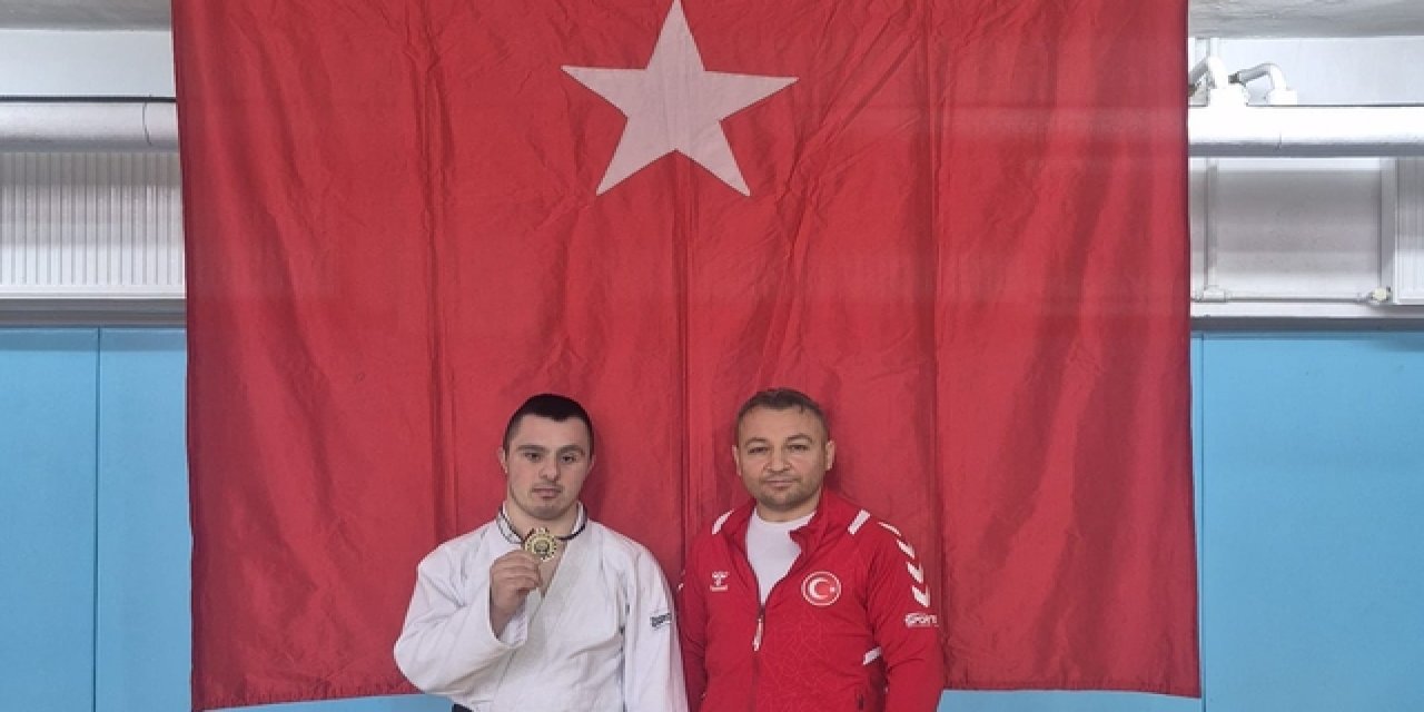 Çubuklu Özel Sporcu Ahmet Ünal Altın Madalya Kazanarak Milli Takıma Seçildi