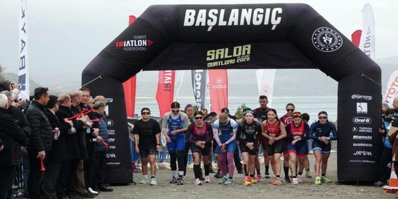 Salda Duatlonu Türkiye Kupası Yarışları Başladı