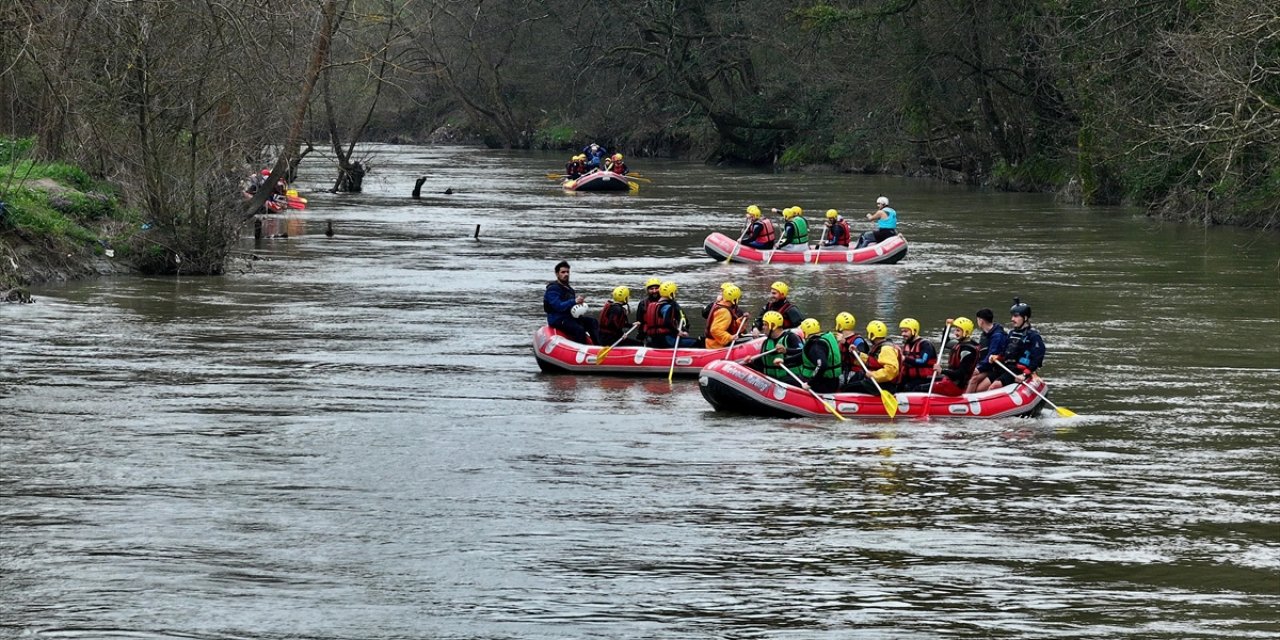 Melen Çayı'nda Rafting Sezonu Açıldı