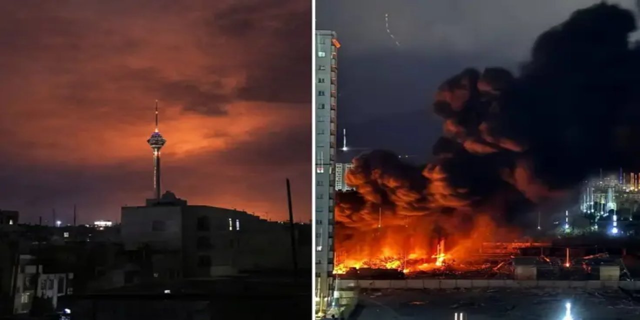 İsrail Adres Verdi, Uçaklar Peş Peşe Havalandı! İran'ın Birçok Kentinde Patlama