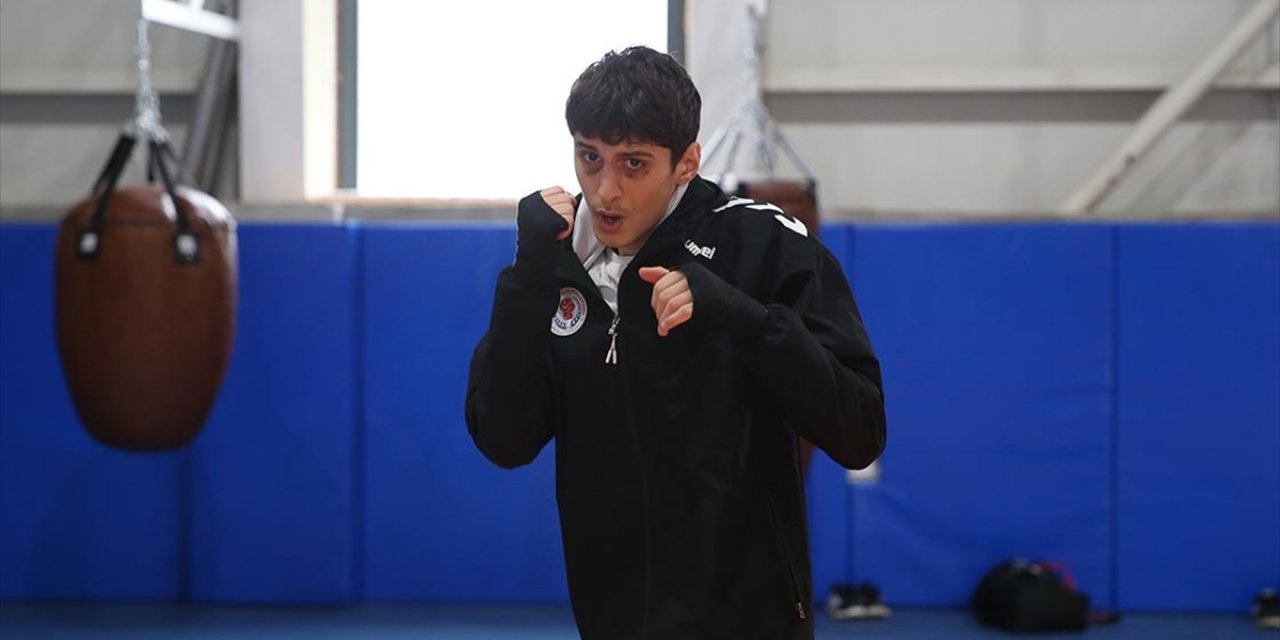 Babasının Hayalini Gerçekleştiren Milli Boksör Alparslan'ın Hedefi Gençlik Olimpiyatları