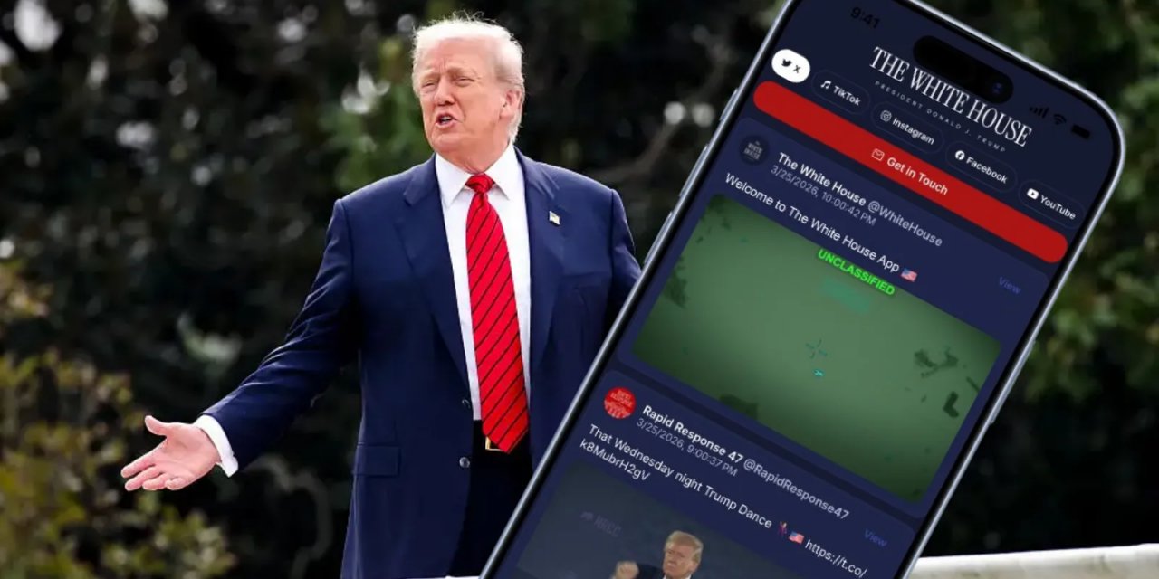 Trump, Beyaz Saray Gündeminin Takip Edileceği Yeni Telefon Uygulaması Duyurdu