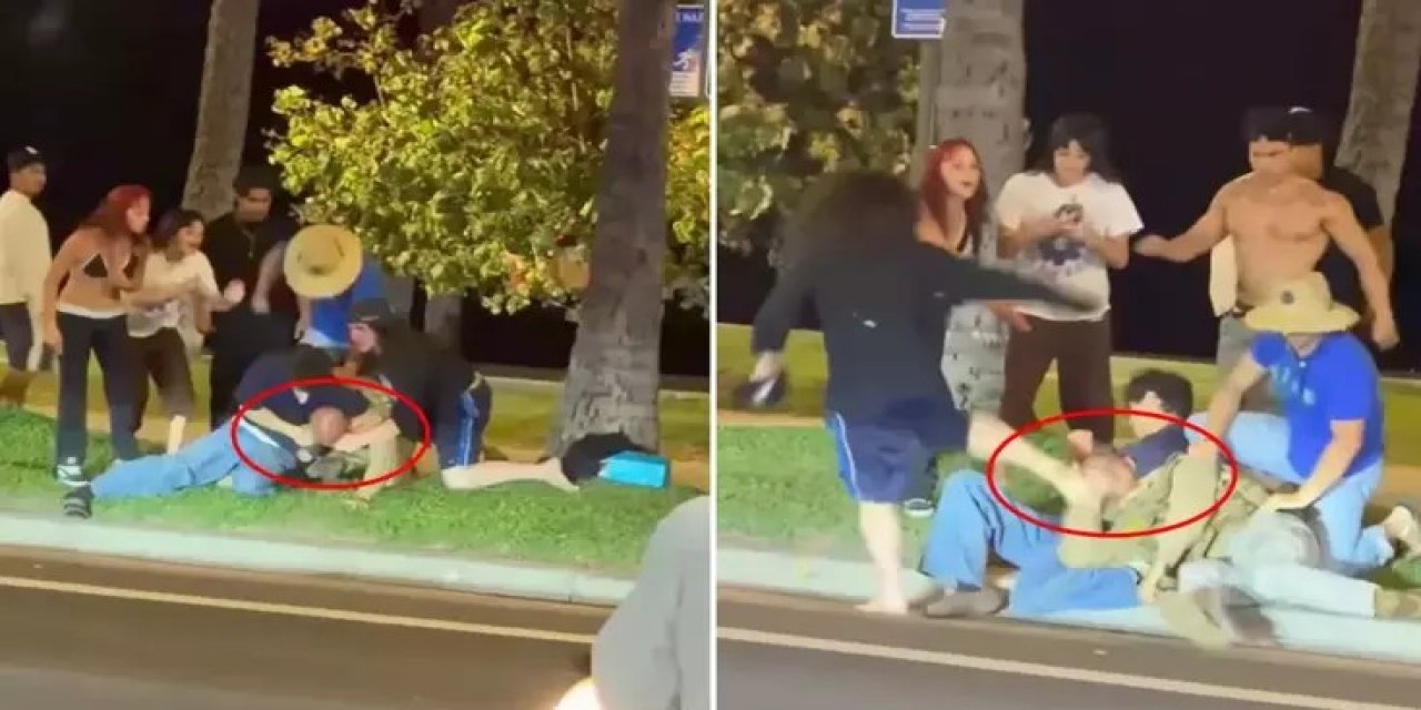 Trump'ın Polisini Bayıltana Kadar Dövdüler