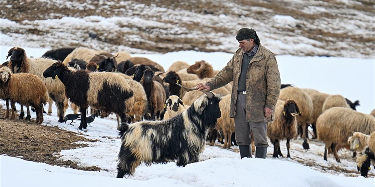 Van'ın Kırsal Mahallelerinde Baharda Da Karla Mücadele Sürüyor