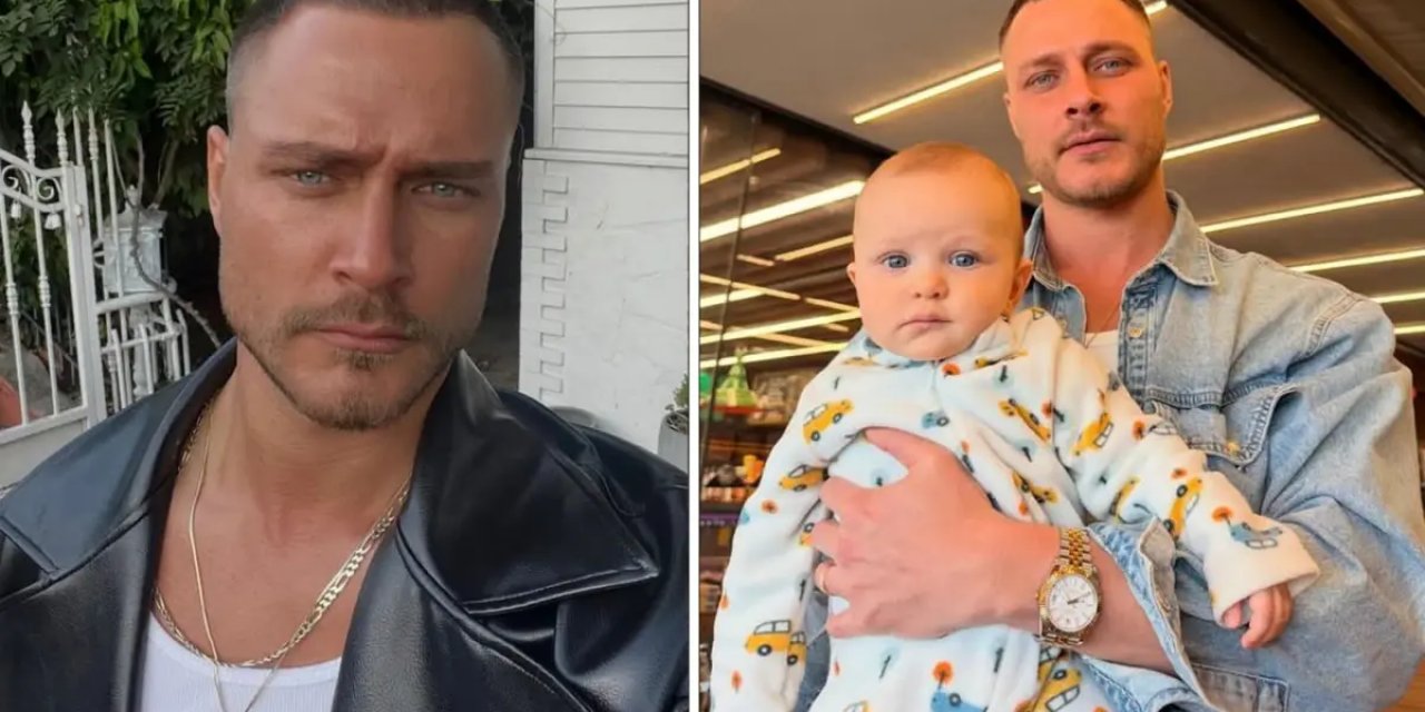 Aynı Babası! Burak Çelik'in Oğlu Aslan Görenleri Şaşırttı