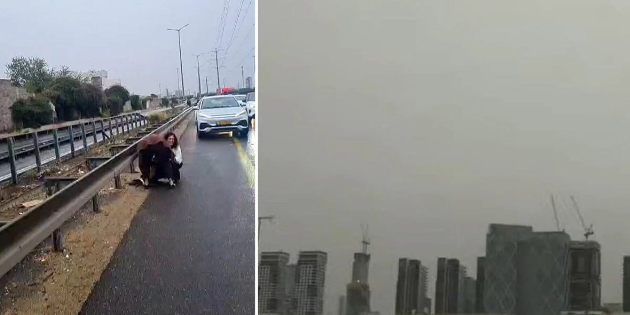 İsrail'de Peş Peşe Çalan Sirenlerin Ardından Şiddetli Patlama Sesi