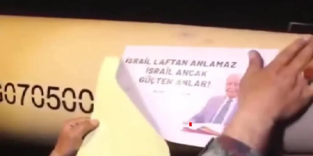 İran'ın İsrail'e Fırlattığı Füzelerde Necmettin Erbakan'ın Sözleri Yer Aldı