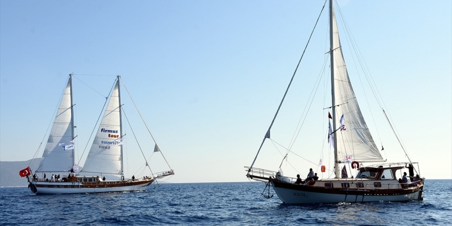 Turistler Bodrum Guletleriyle Maviliklere Yelken Açıyor