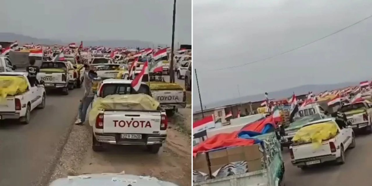 Irak'tan Yardım Kampanyası! Araçlar Akın Akın İran'a Gidiyor