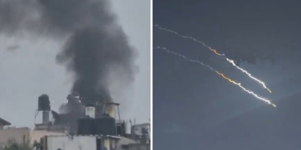 İran ve Hizbullah'tan İsrail'e Eş Zamanlı Füze Saldırısı