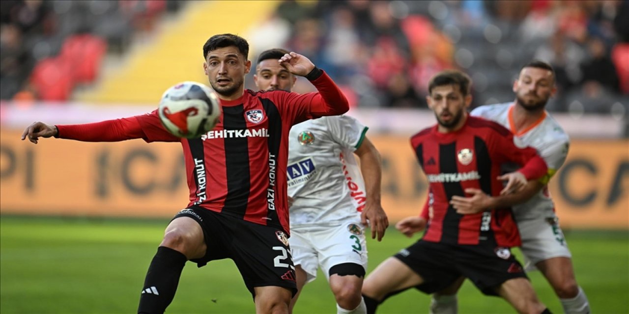 Gaziantep FK İle Corendon Alanyaspor 1-1 Berabere Kaldı