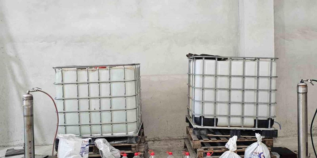 Adana'da Sahte Alkol Operasyonu