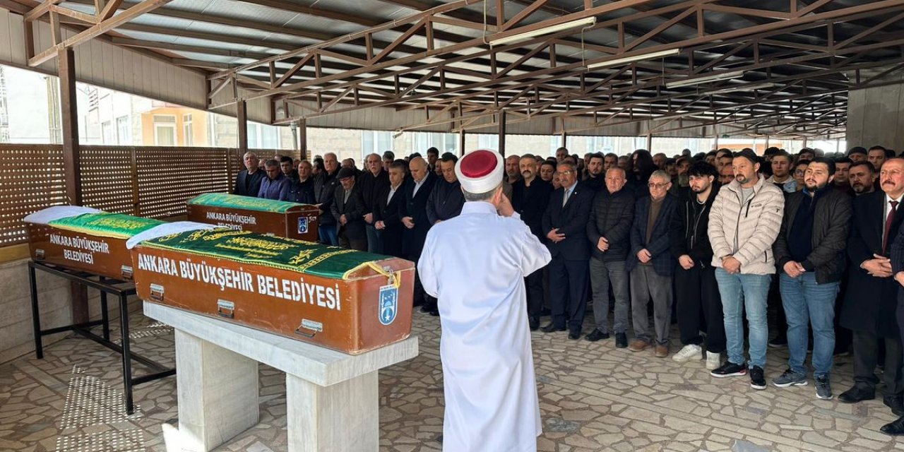 Ankara'daki Kazada Ölen 5 Kişi, Son Yolculuklarına Uğurlandı