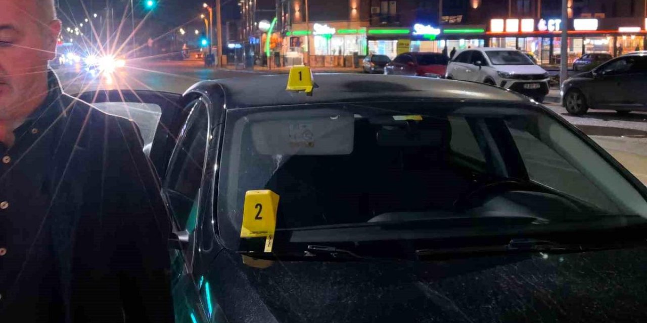 Yorgun Mermi Araçta Korku Yarattı