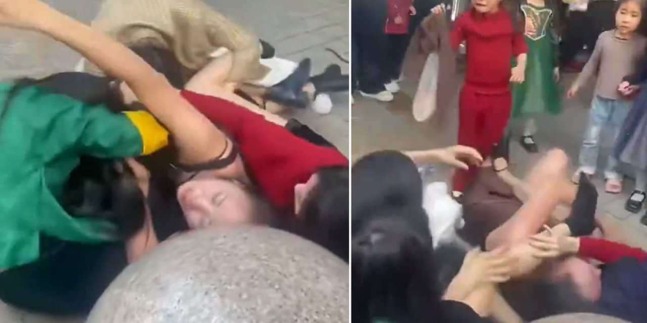 Anaokulunda Kavga! 5 Anne Birbirine Girdi, Çocuklar Korku İçinde Ağladı