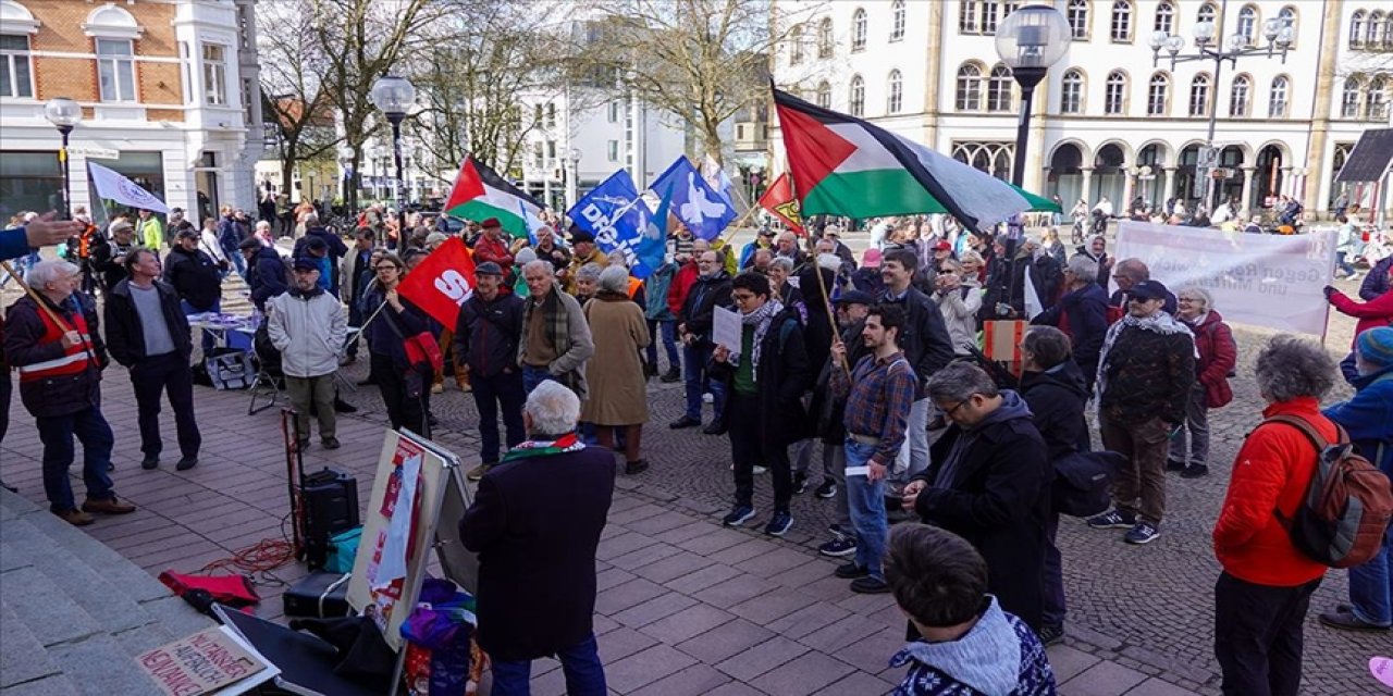 Osnabrück'te İsrail'e Silah Tedarikine Protesto