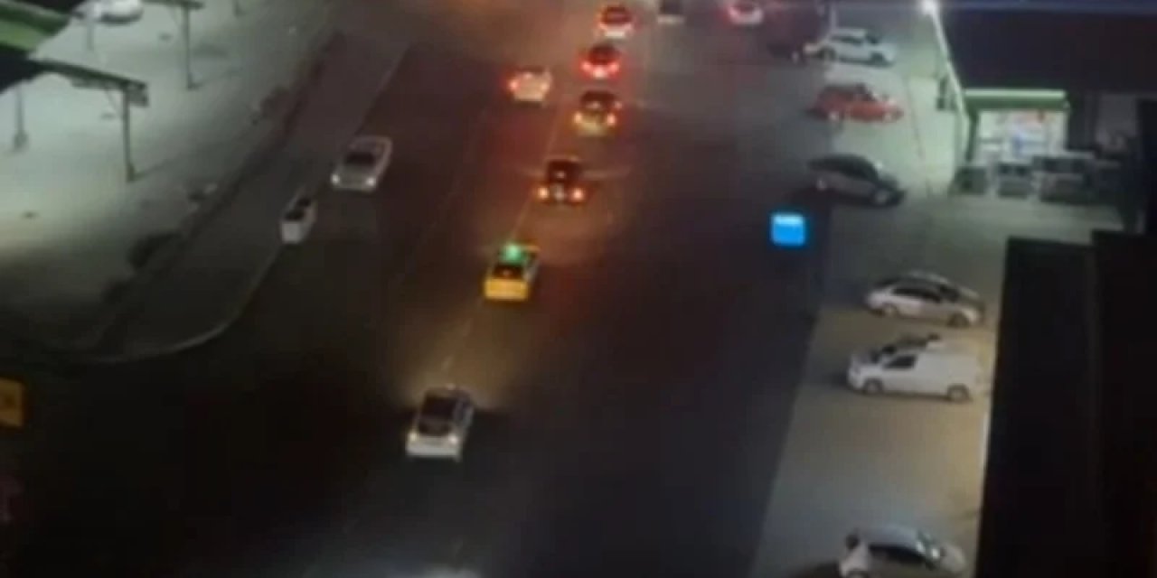 Mersin'de Düğün Konvoyunda Drift Attı