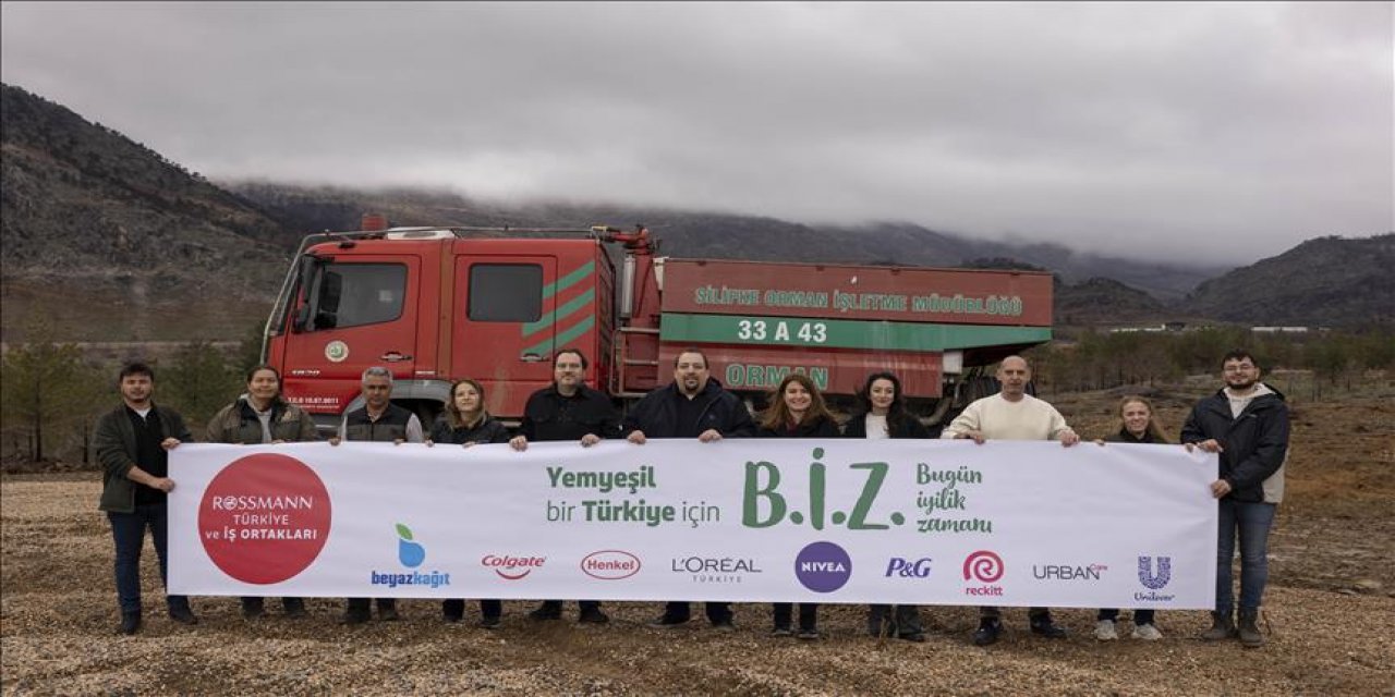 Rossmann Türkiye Mersin'de 135 Bin Fidanı Toprakla Buluşturdu