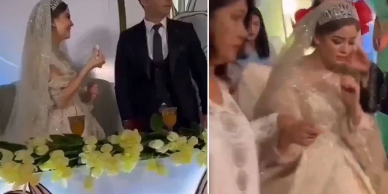 Düğünde Skandal! Damat Gelini Tokatladı, Annesi Alıp Götürdü