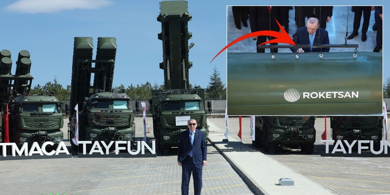 Cumhurbaşkanı Erdoğan'dan Tayfun Blok-4 Füzesini İmza
