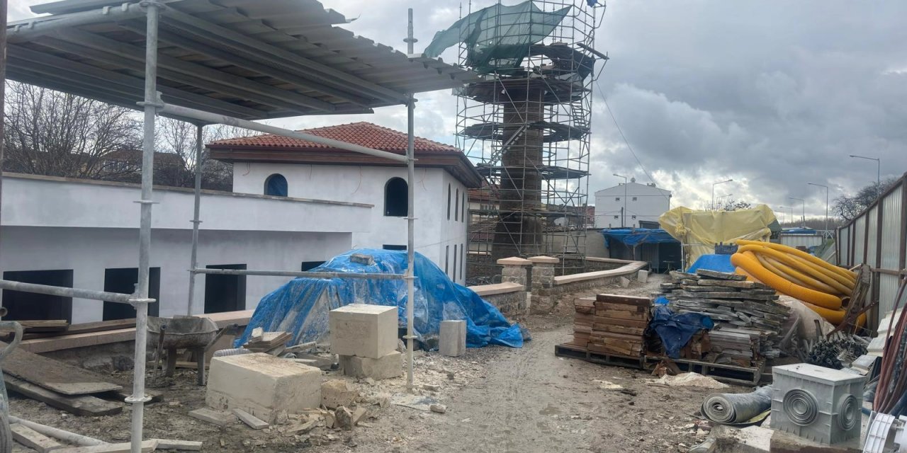 Edirne'deki Tarihi Şeyh Şüceaddin Camisi Yaklaşık Bir Ay Sonra İbadete Açılacak