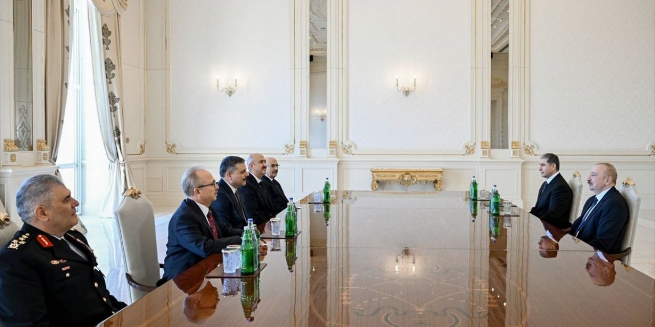 Azerbaycan Cumhurbaşkanı Aliyev, İçişleri Bakanı Çiftçi'yi Kabul Etti