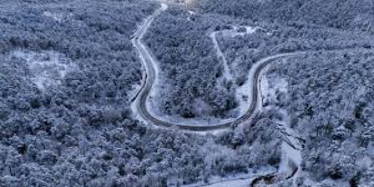 Yozgat'ta Nisan Ayında Kar Yağdı