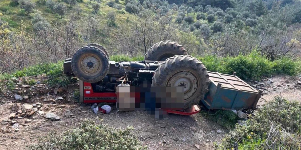 Manisa'da Devrilen Traktördeki 3 Kişi Yaşamını Yitirdi