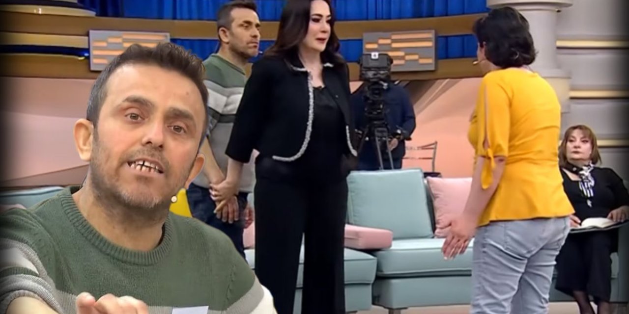 Canlı Yayında Şiddet Krizi! Eşinden Dayak Yediğini Söyleyen Hasan Kaçacak Yer Aradı