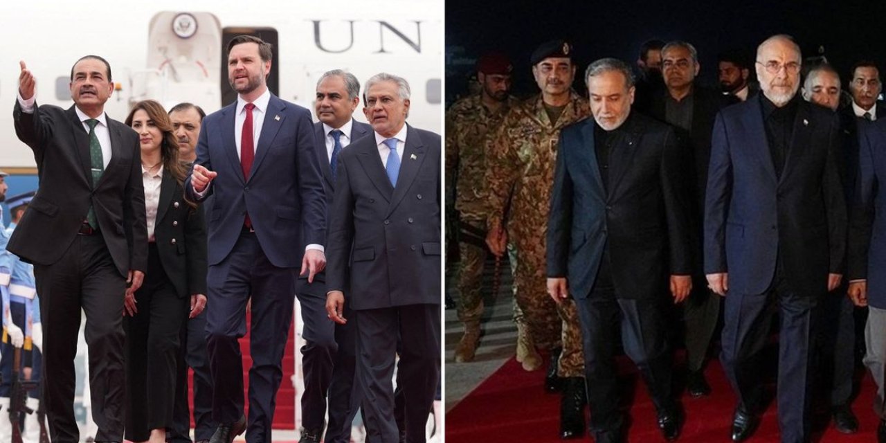 Pakistan'dan ABD ve İran Heyetine 2 Farklı Tavır! Birini Takım Elbise Diğerini Askeri Üniforma İle Karşıladı