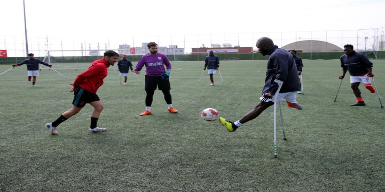 Depsaş Enerji Ampute Futbol Takımı, Teknik Direktörü Mustafa Bebe'yi Andı